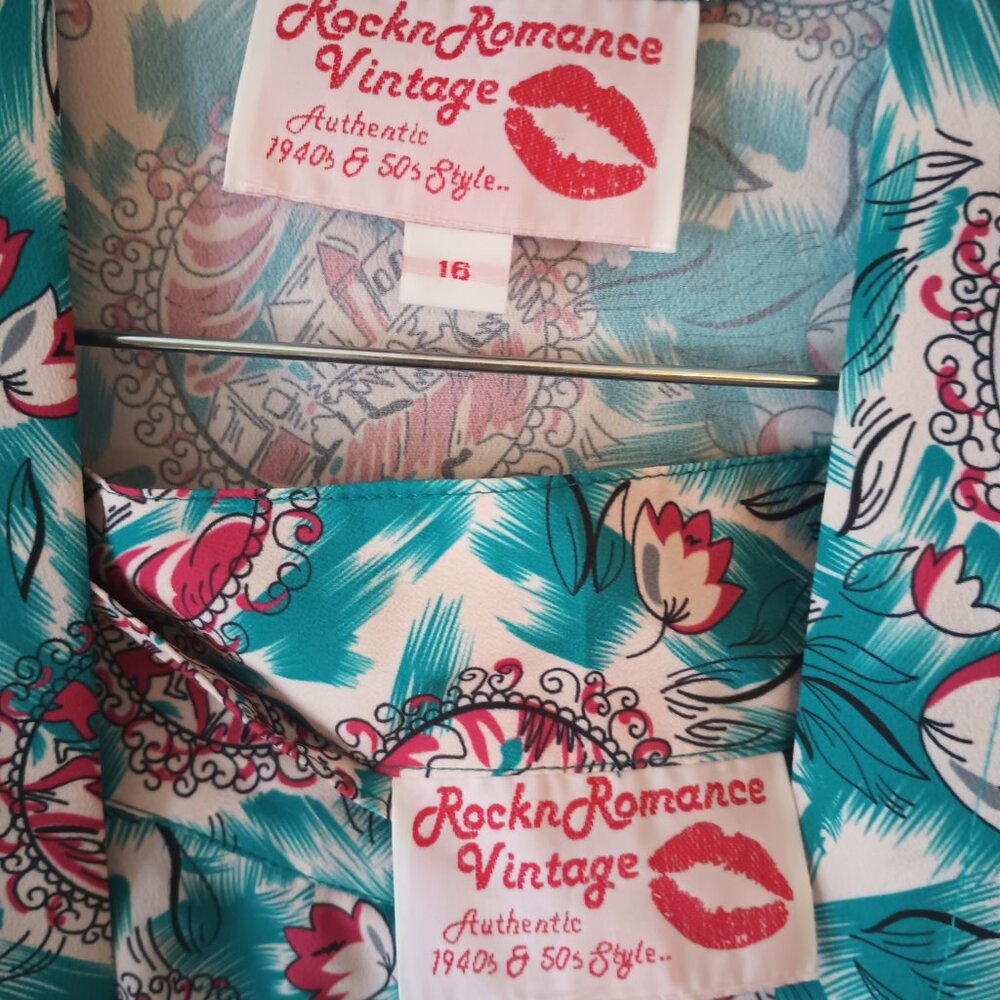 Rock n Romance Beverly skirt +Darla wrap top in Summer Breeze size 16 - Picture 2 of 2